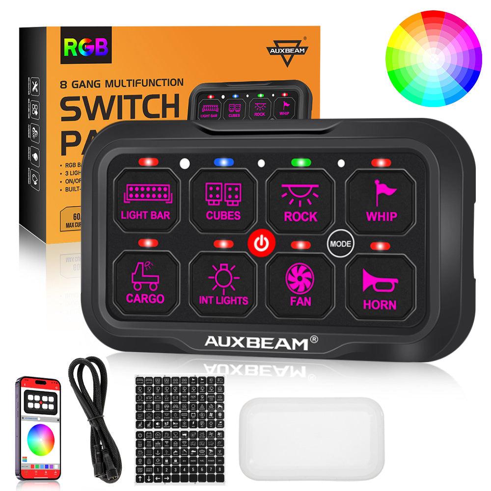 AR-800 RGB Switch Panel with APP — 8 Gang
