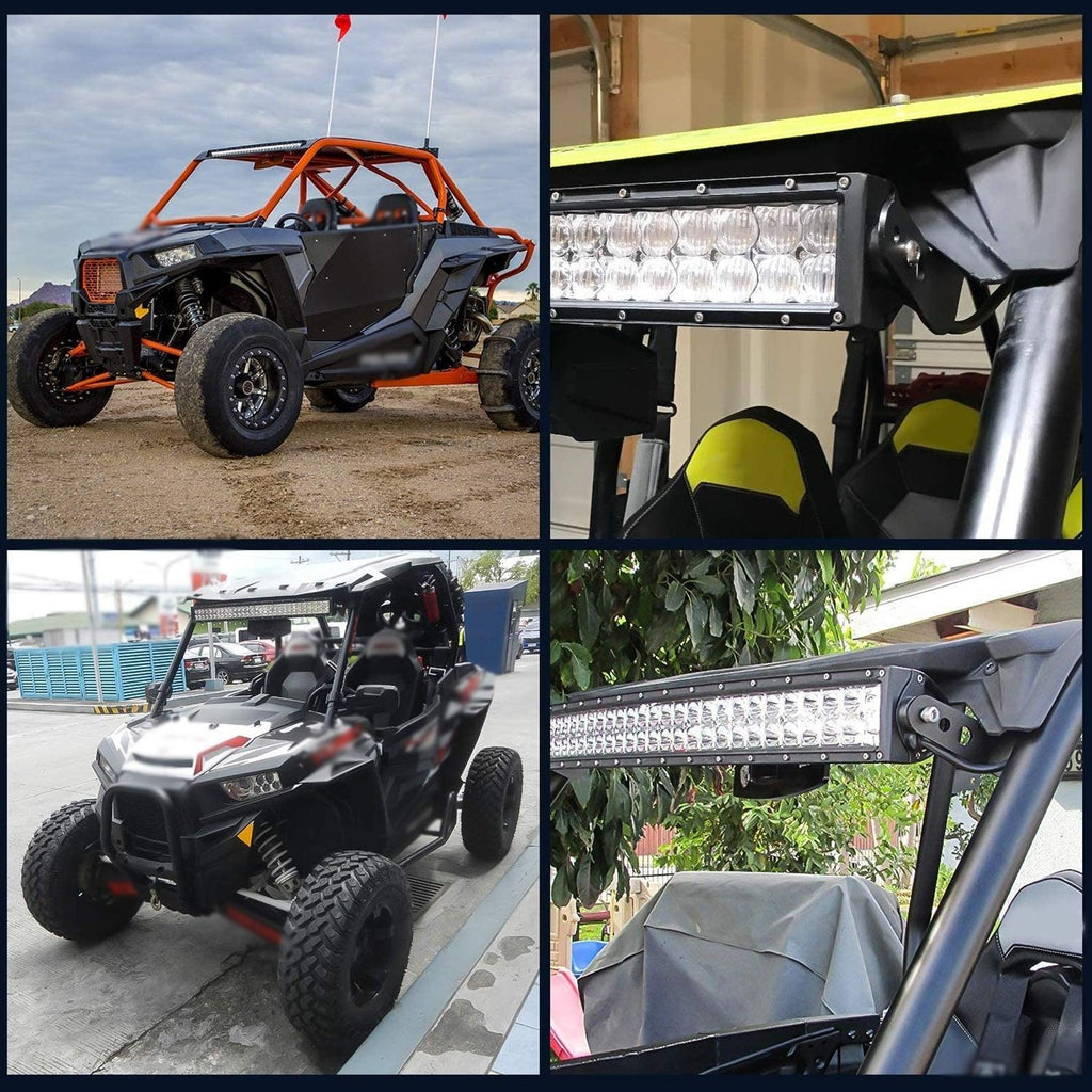32 Inch 5D Series LED Light Bar & Upper Bracket for Polaris RZR