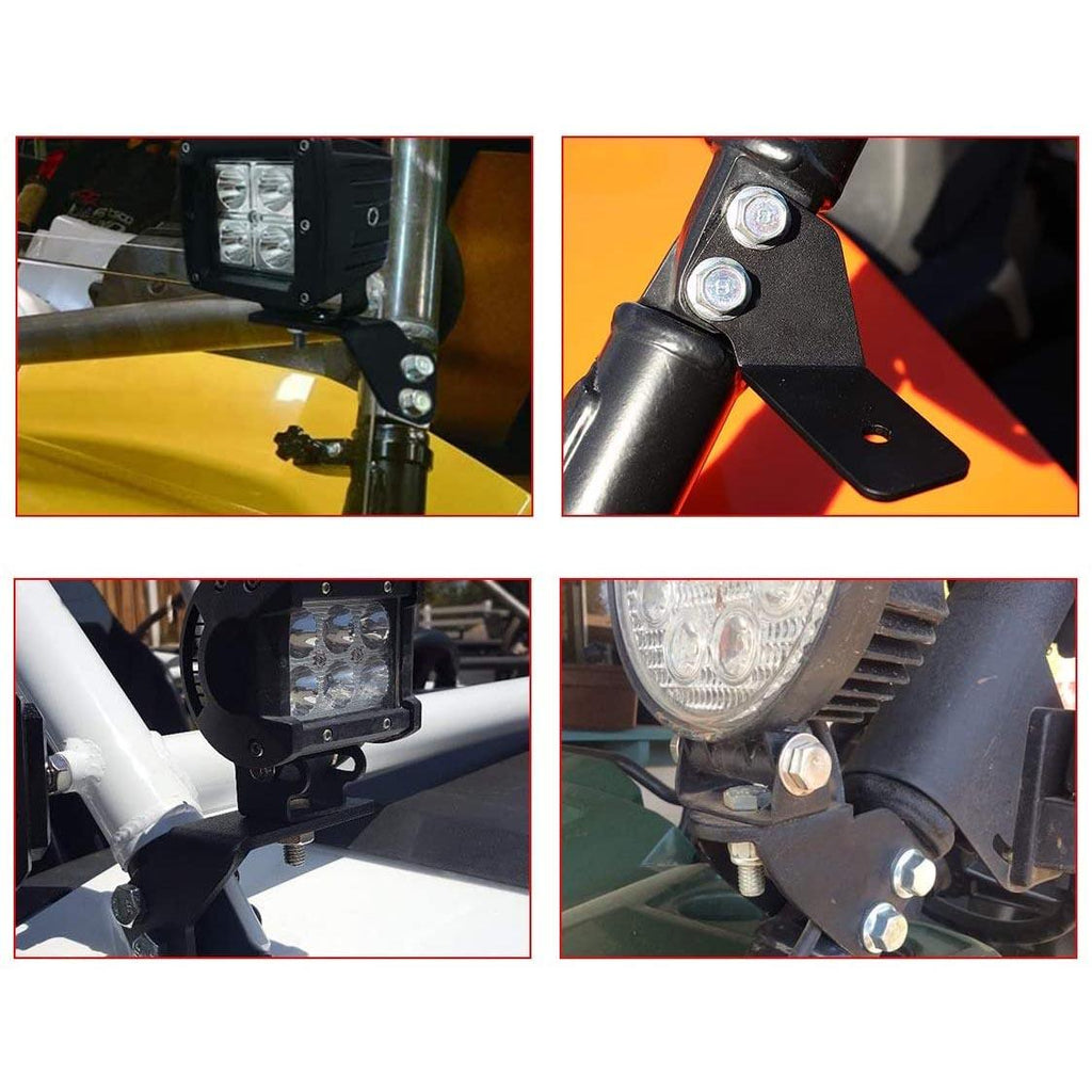 4 Inch LED Pod Lights & A-Pillar Bracket for Yamaha YXZ 1000R