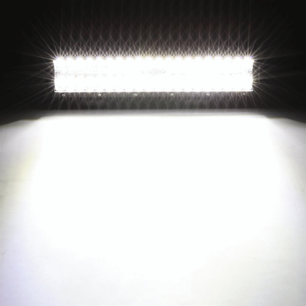 6 Modes White & Amber LED Light Bar (Small Sizes)