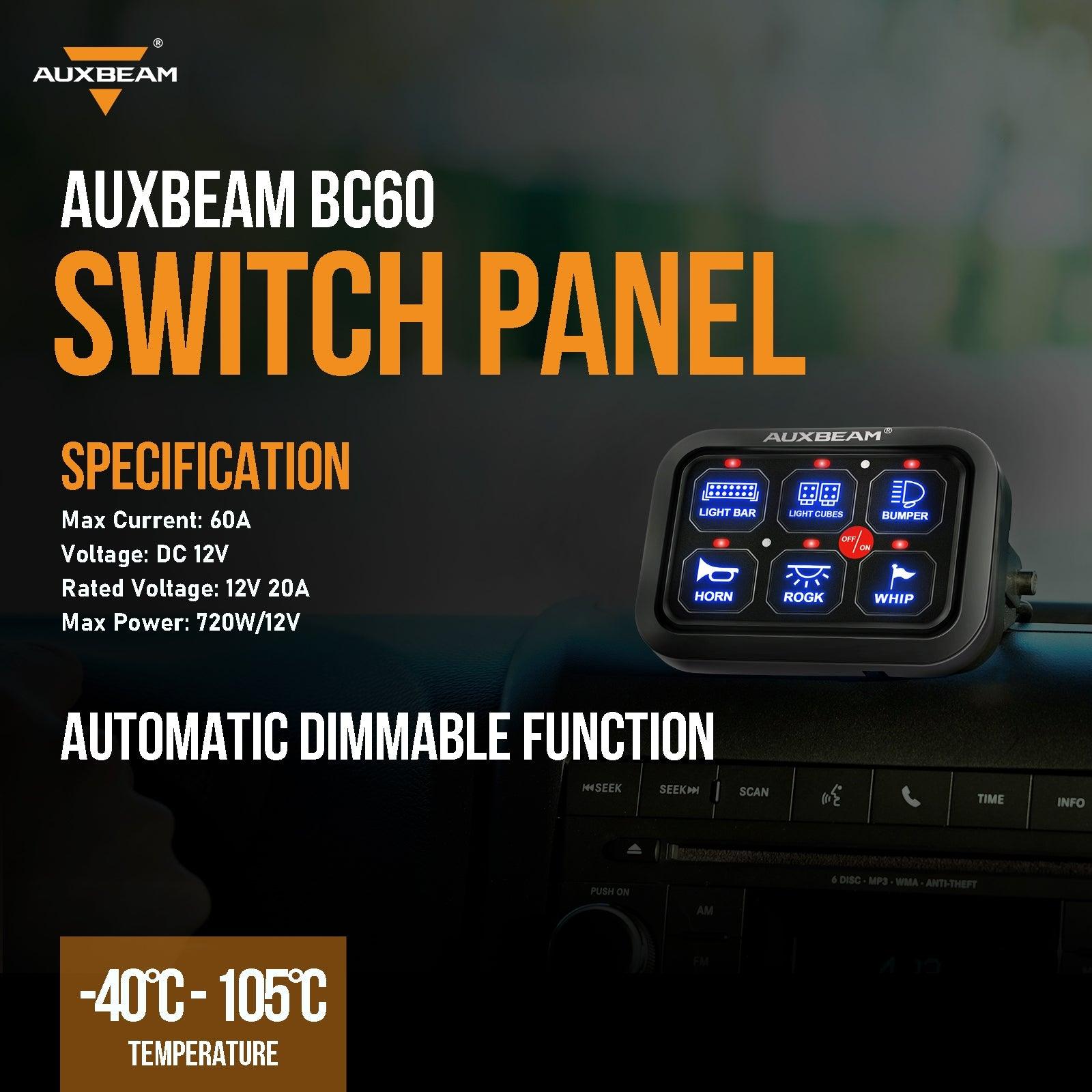 BC60 LED Switch Panel — 6 Gang