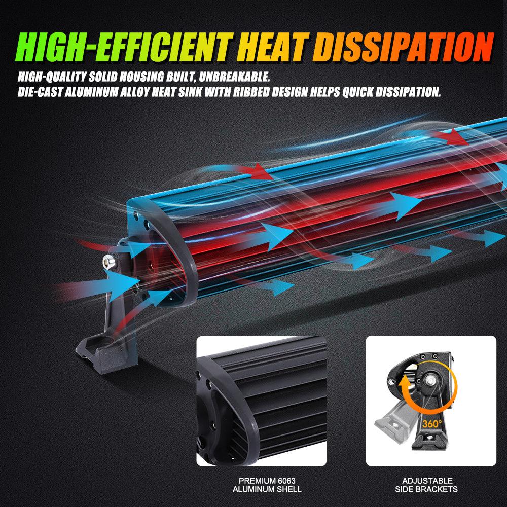 V-PRO Series RGBW Color Changing LED Light Bar