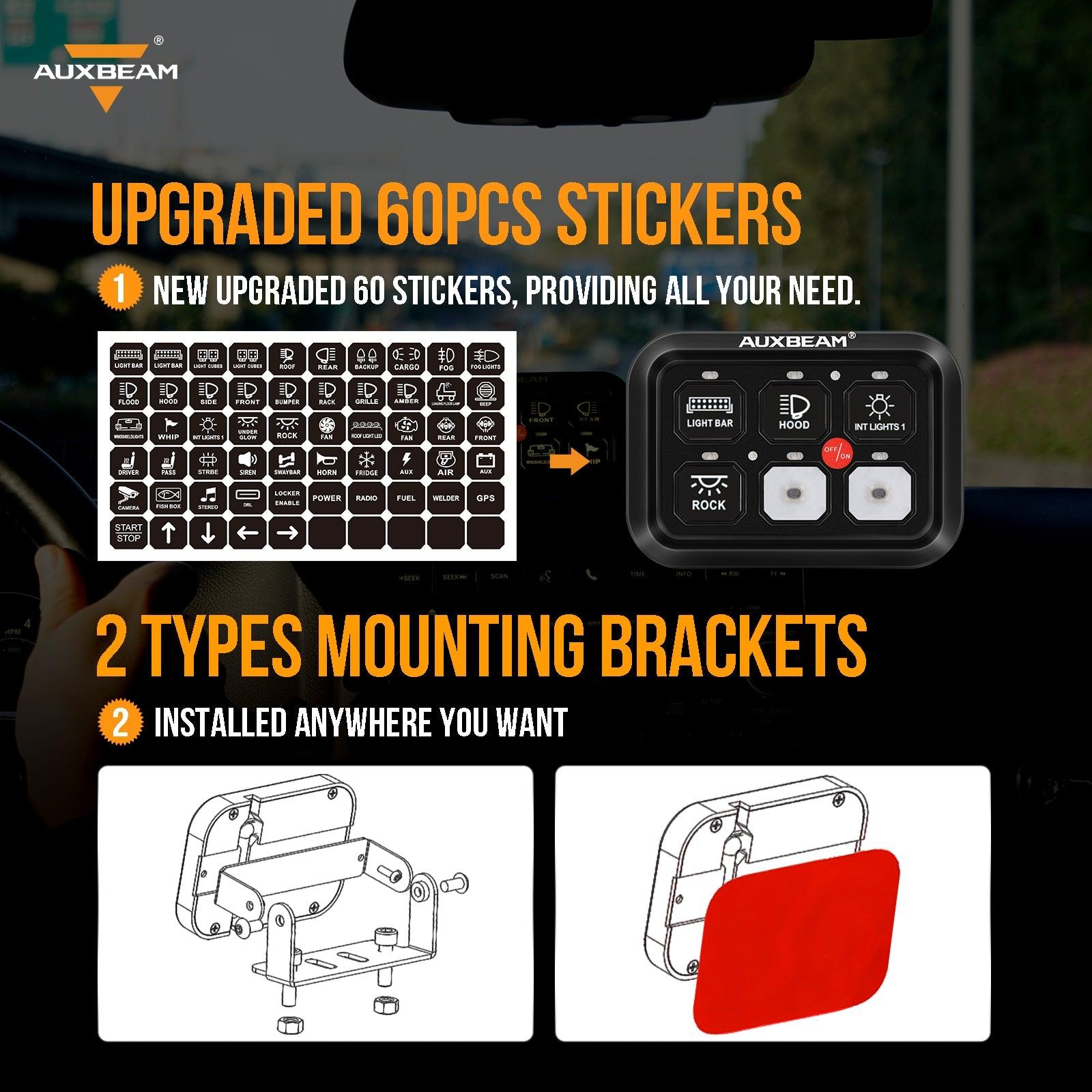 BC60 LED Switch Panel — 6 Gang