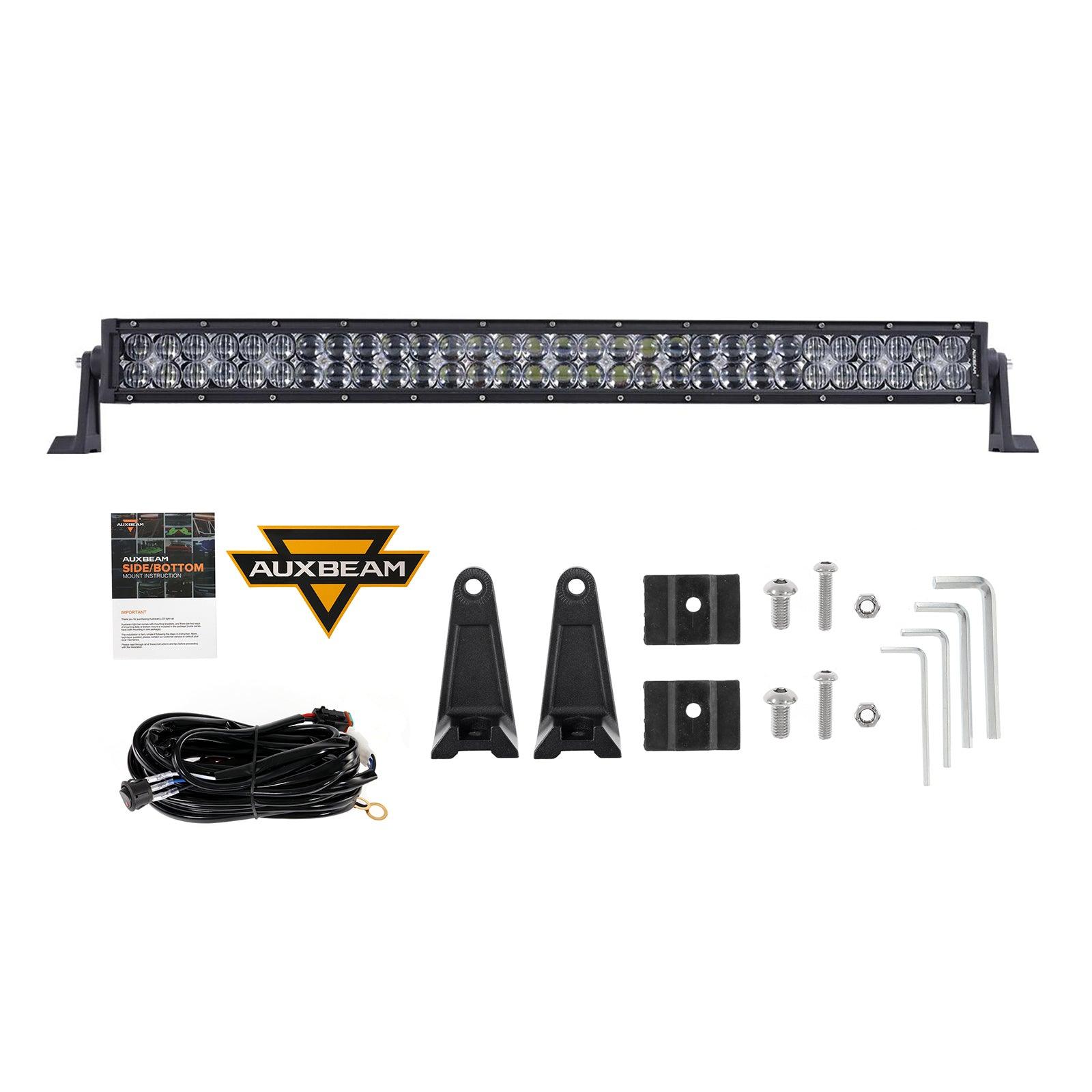 32 Inch 5D Series LED Light Bar & A-Pillar Bracket for Polaris RZR
