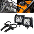 4 Inch LED Pod Lights & Bull Bar Clamp Brackets