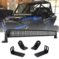 32 Inch 5D Series LED Light Bar & A-Pillar Bracket for Polaris RZR